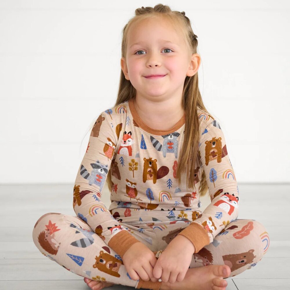 Little Sleepies Woodland Friends Two-Piece Pajama Set (3T)